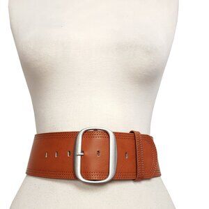 3" wide belt with tonal edge stitching
